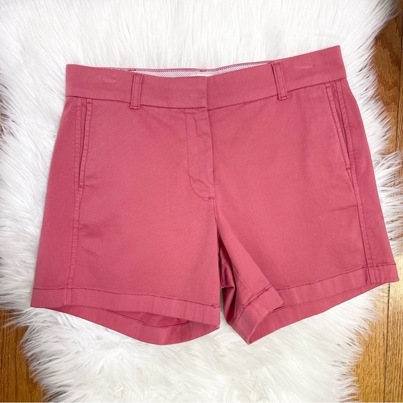 NWT J. Crew Chino Bermuda Shorts Samon Peach Size 4 - Picture 8 of 11